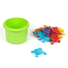 Επιτραπέζιο Παιχνίδι Τρελοβατραχάκια σε Κουβαδάκι 12x8 cm