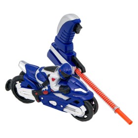 Μοτοσυκλέτα με Εκτοξευτήρα Μπλε