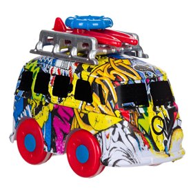 Όχημα Λεωφορείο Friction Vintage Πολύχρωμο 