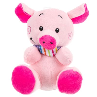 Λούτρινο Ζωάκι με Φουλάρι 15 cm