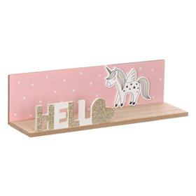 Ράφι Ξύλινο Μονόκερος 35x10x10 cm 