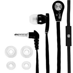 Ακουστικά Handsfree με Μικρόφωνο Μαύρα