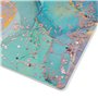 Mousepad PVC με Νερό Glitter Marble 20x20 cm