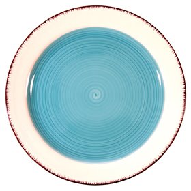 Πιάτο Ρηχό Κεραμικό Τυρκουάζ 26 cm