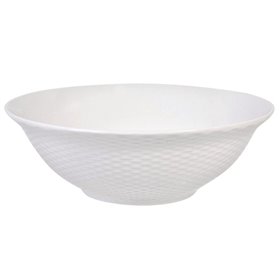 Μπολ Σερβιρίσματος Πορσελάνη Off White Μπορντούρα 1.7 lt Μπολ Σερβιρίσματος Πορσελάνη Off White Μπορντούρα 1.7 lt