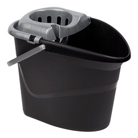 Κουβάς Σφουγγαρίσματος Γκρι Μαύρο 15 lt