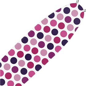 Σιδερόπανο Βαμβακερό με Λάστιχο Χρωματιστό Πουά 140x50 cm