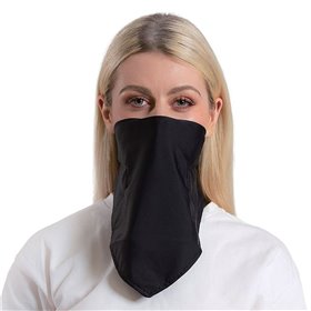 Μάσκα Φουλάρι Υφασμάτινο Μαύρο Fleece - One Size