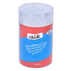 Θερμοκόλλα Διάφανη 7.4x100 mm - 50 τμχ.