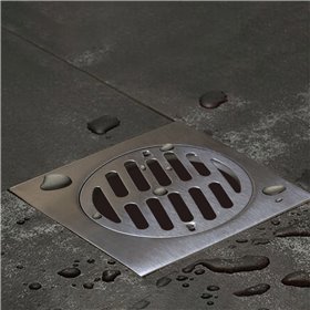 Σχάρα Μεταλλική για Σιφόνι Δαπέδου 10x10 cm