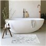 Αντιολισθητικό Πατάκι Μπάνιου Μπεζ Marble 39x70 cm