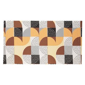 Αντιολισθητικό Πατάκι Μπάνιου Πορτοκαλί Καφέ Tiles 39x70 cm