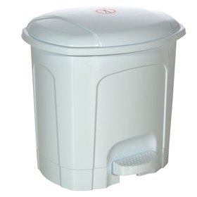 Κάδος Μπάνιου Πλαστικός Λευκός 3 lt.