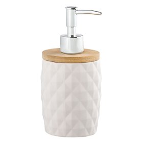 Ντισπένσερ Κεραμικό Μπαμπού Λευκό Diamond 8.5x18.5 cm