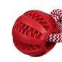 Παιχνίδι Σκύλου Σχοινί με Μπάλα Treat Κόκκινη - 31 cm