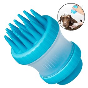 Βούρτσα Μπάνιου για Κατοικίδιο με Δοχείο για Σαμπουάν 8x11 cm