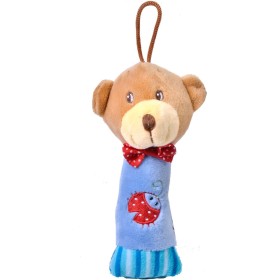 Κουδουνίστρα Πίεσης Λούτρινη Αρκουδάκι 20 cm