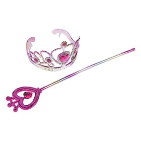 Τιάρα &amp Ραβδί για Κορίτσι Rainbow