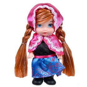 Κούκλα Μίνι Πριγκίπισσα Φούξια Κουκούλα 12 cm