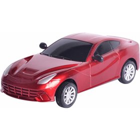 Αγωνιστικό Αυτοκίνητο Friction Κόκκινο 17x10x7 cm