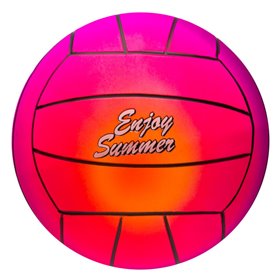 Μπάλα Παραλίας Βόλεϊ Πλαστική Κόκκινη Μωβ 22 cm