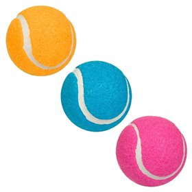 Μπαλάκι Τέννις Φούξια Γαλάζιο Πορτοκαλί 7 cm - 3 τμχ.