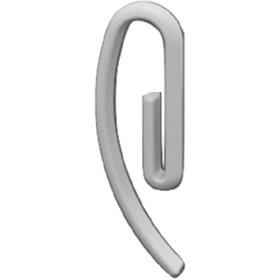 Μεταλλικό Χουκ για κουρτίνες Ασημί -30 τεμαχίων Μεταλλικό Χουκ για κουρτίνες Ασημί -30 τεμαχίων