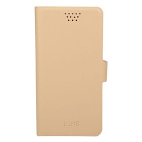 Θήκη Κινητού FlipBook Μπεζ 5''