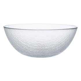 Μπολ Σερβιρίσματος Γυάλινο Διάφανο με Γραμμές 1.85 lt