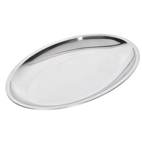 Πιατέλα Οβάλ Μεταλλική 27 cm