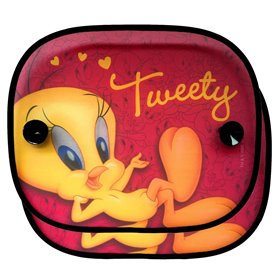 Ηλιοπροστασία Τζαμιών Αυτοκινήτου TWEETY 44x36 - 2 τμχ.