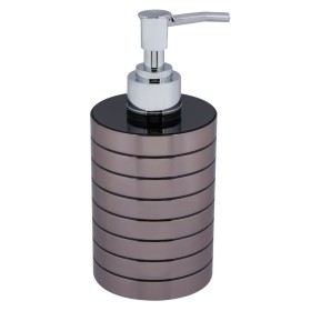 Ντισπένσερ Πλαστικό Μαύρο Ασημί Ριγέ 320 ml