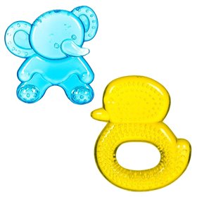 Μασητικό Νερού Παπάκι &amp Αρκουδάκι - 2 τμχ.