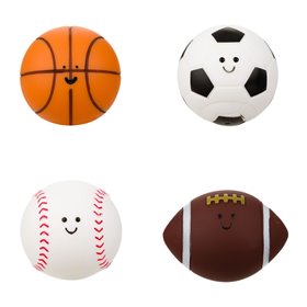 Παιχνίδι Μπάνιου Μπάλες Πρόσωπα - 4 τμχ.