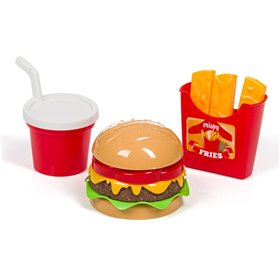 Σετ Αληθοφανή Τρόφιμα Burger 