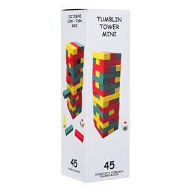 Επιτραπέζιο Παιχνίδι Ταξιδιού Tumblin Tower Χρωματιστό 45 τμχ.