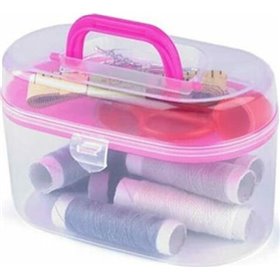 Σετ Εργαλεία Ραπτικής 43 τμχ Σε Βαλιτσάκι Μεταφοράς Με Συρτάρι 14.5x8x11εκ. Φούξια Σετ Εργαλεία Ραπτικής 43 τμχ Σε Βαλιτσάκι Μεταφοράς Με Συρτάρι 14.5x8x11εκ. Φούξια