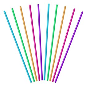 Καλαμάκια Πλαστικά Χρωματιστά Επαναχρησιμοποιούμενα 5x210 mm - 120 τμχ. Καλαμάκια Πλαστικά Χρωματιστά Επαναχρησιμοποιούμενα 5x210 mm - 120 τμχ.