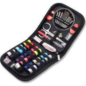 "Travel Sewing Kit Travel Sewing Kit, AUERVO Over 70 DIY Premium Sewing Supplies
