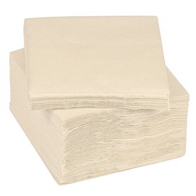 Χαρτοπετσέτες Εκρού 33x33 cm - 60 τμχ.