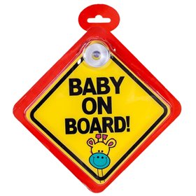 Πινακίδα Αυτοκινήτου &quotBaby on Board&quot 22x22 εκ.