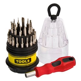 Κατσαβίδι Μαγνητικό με 31 Μύτες &amp Θήκη