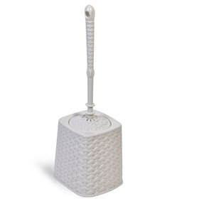 Πιγκάλ Πλαστικό Ρατάν Λευκό 37x11 cm