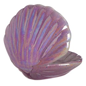 Organizer Κοσμημάτων Κοχύλι Μωβ Ιριδίζον 9.5x7x10 cm