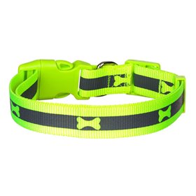 Κολάρο Σκύλου Κίτρινο Fluo Γκρι 