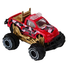 Όχημα Off Road Αστυνομικό Κόκκινο 1:64