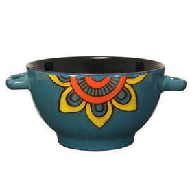 Μπολ Σούπας Κεραμικό Μπλε 650 ml