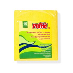 Πετσέτες Καθαρισμού Πολλαπλών Χρήσεων PRATIN 10 τμχ. 