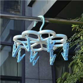 Κρεμάστρα Απλώματος με 12 Μανταλάκια 25x25 cm