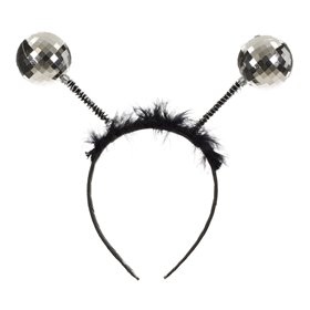 Αποκριάτικη Στέκα Ασημί Ντισκομπάλες